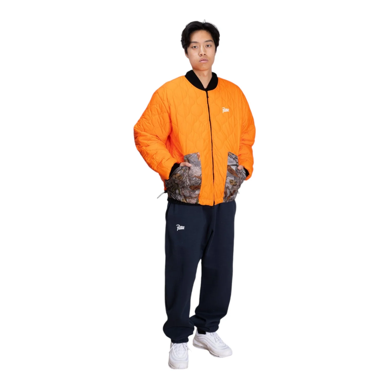 Nature Print Reversible Canvas Bomber Jacket - Image 6