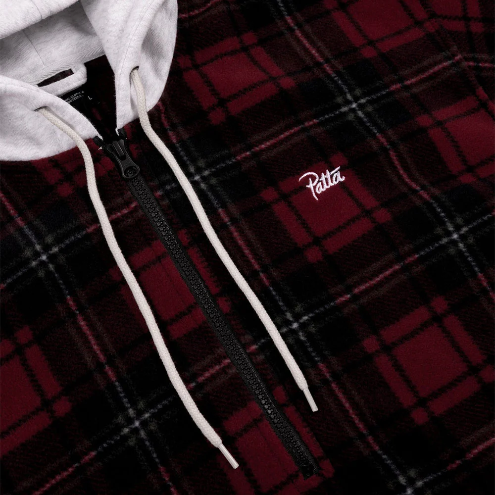 Tartan Fleece Hooded Overshirt - Image 5