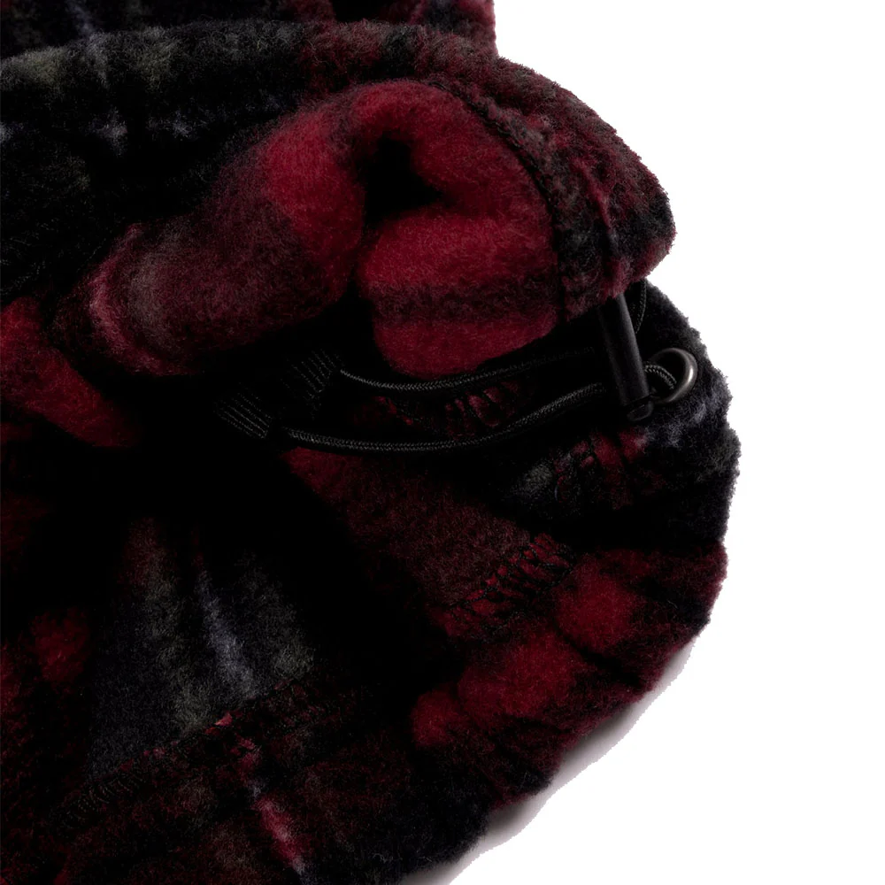 Tartan Fleece Hooded Overshirt - Image 6
