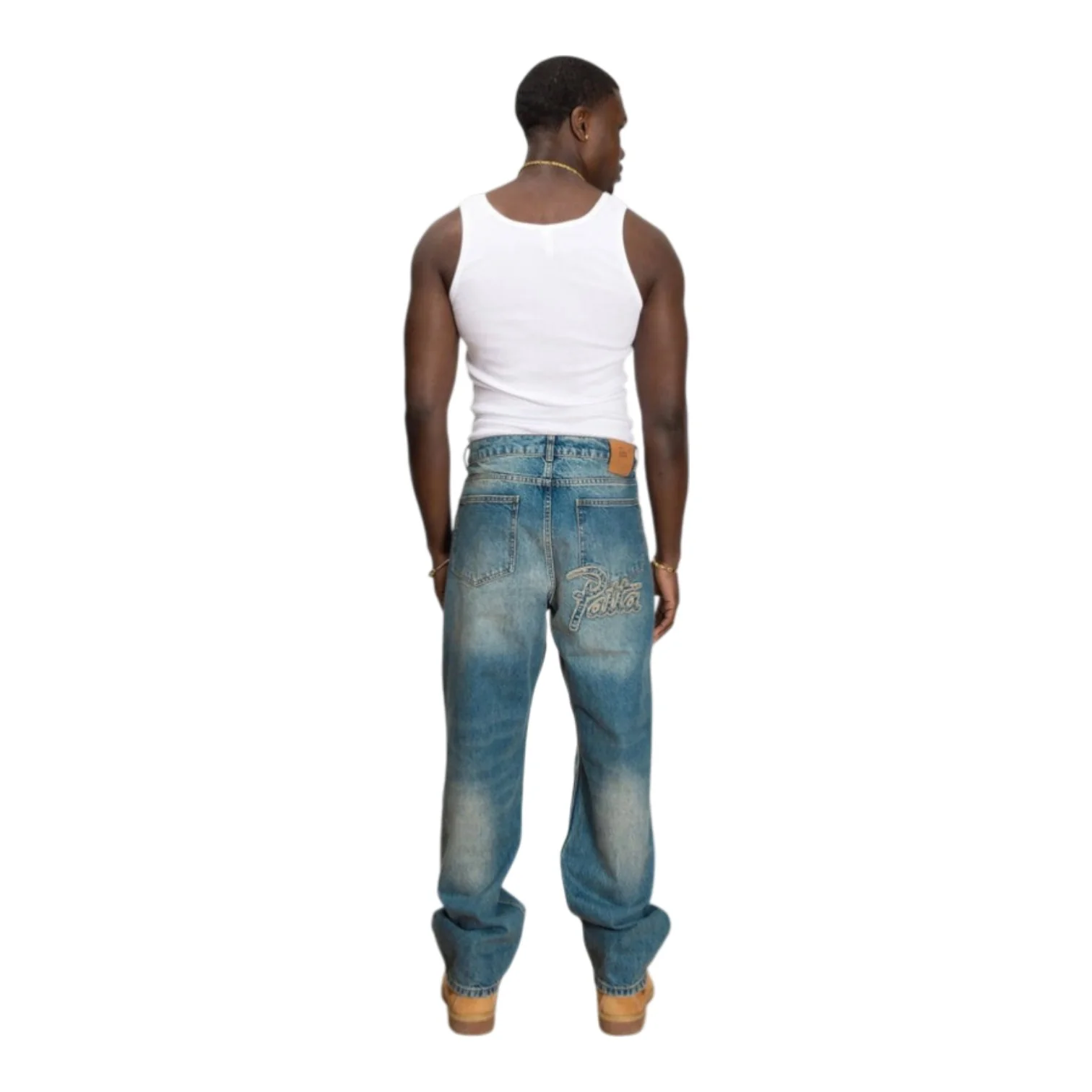Patta Whiskers Denim Pants - Image 4