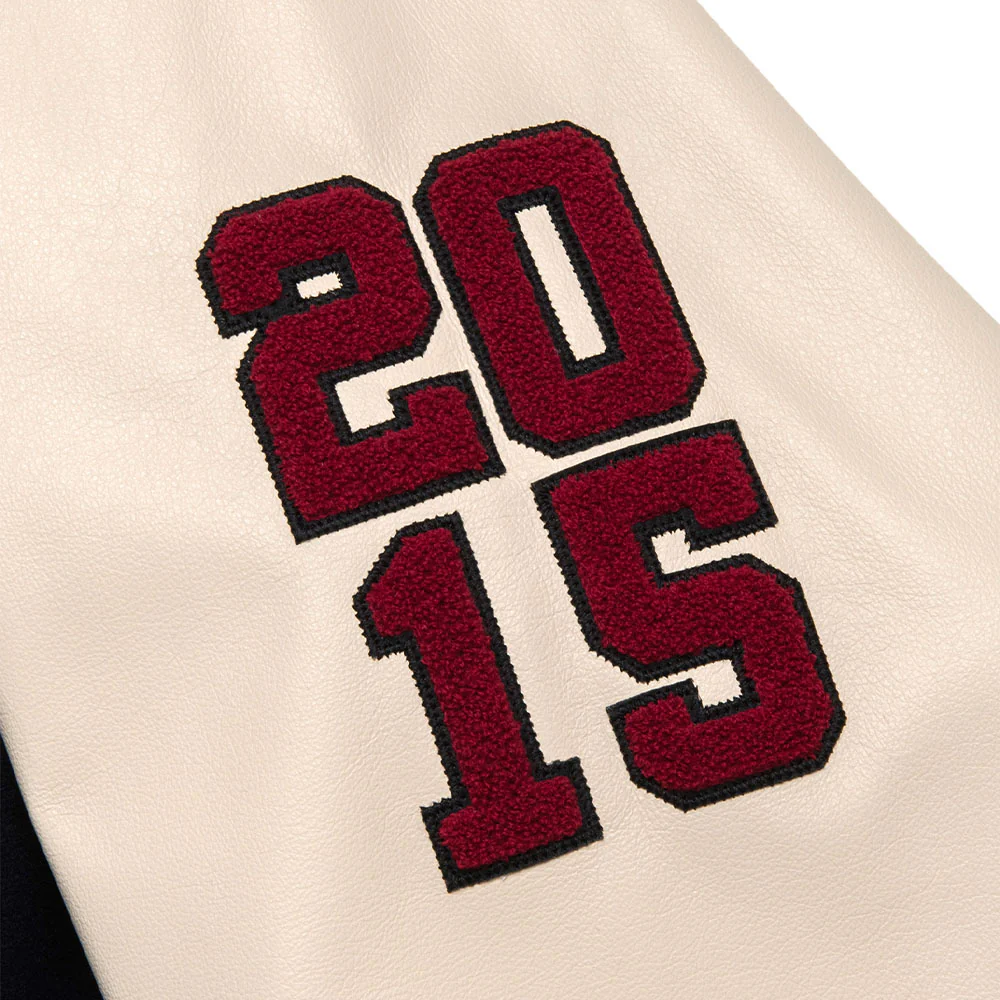 Peace Wool Varsity Jacket - Image 5