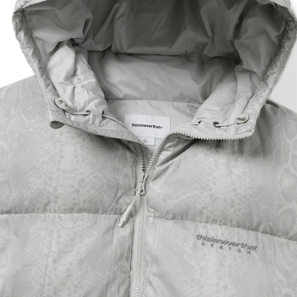 PERTEX® DSN Hooded Down Jacket Grey - Image 3
