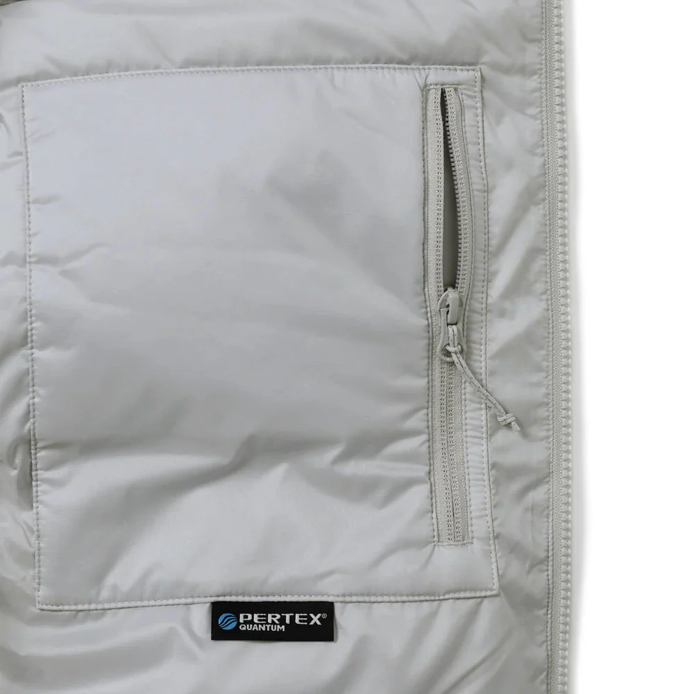 PERTEX® DSN Hooded Down Jacket Grey - Image 5
