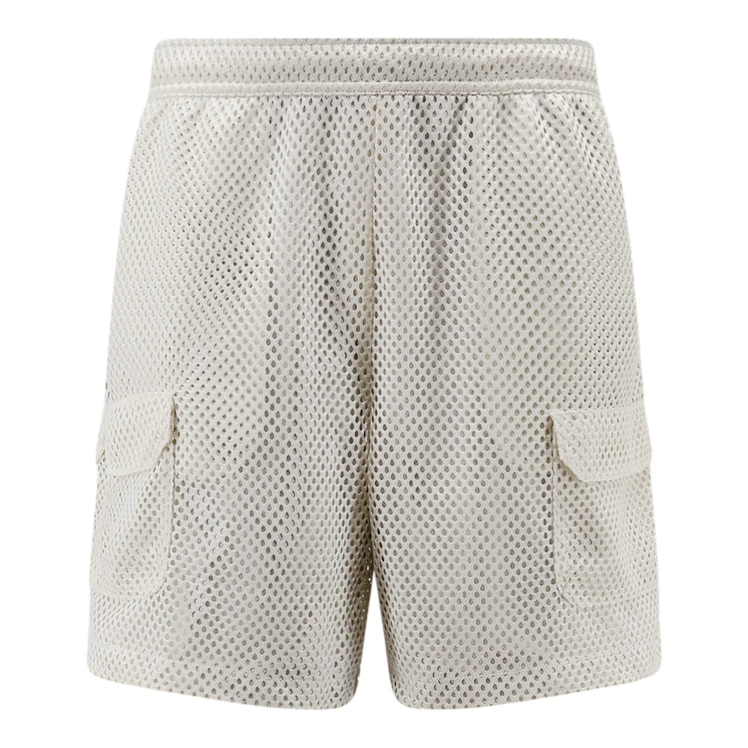 Red Box Mesh Utility Short White Dune