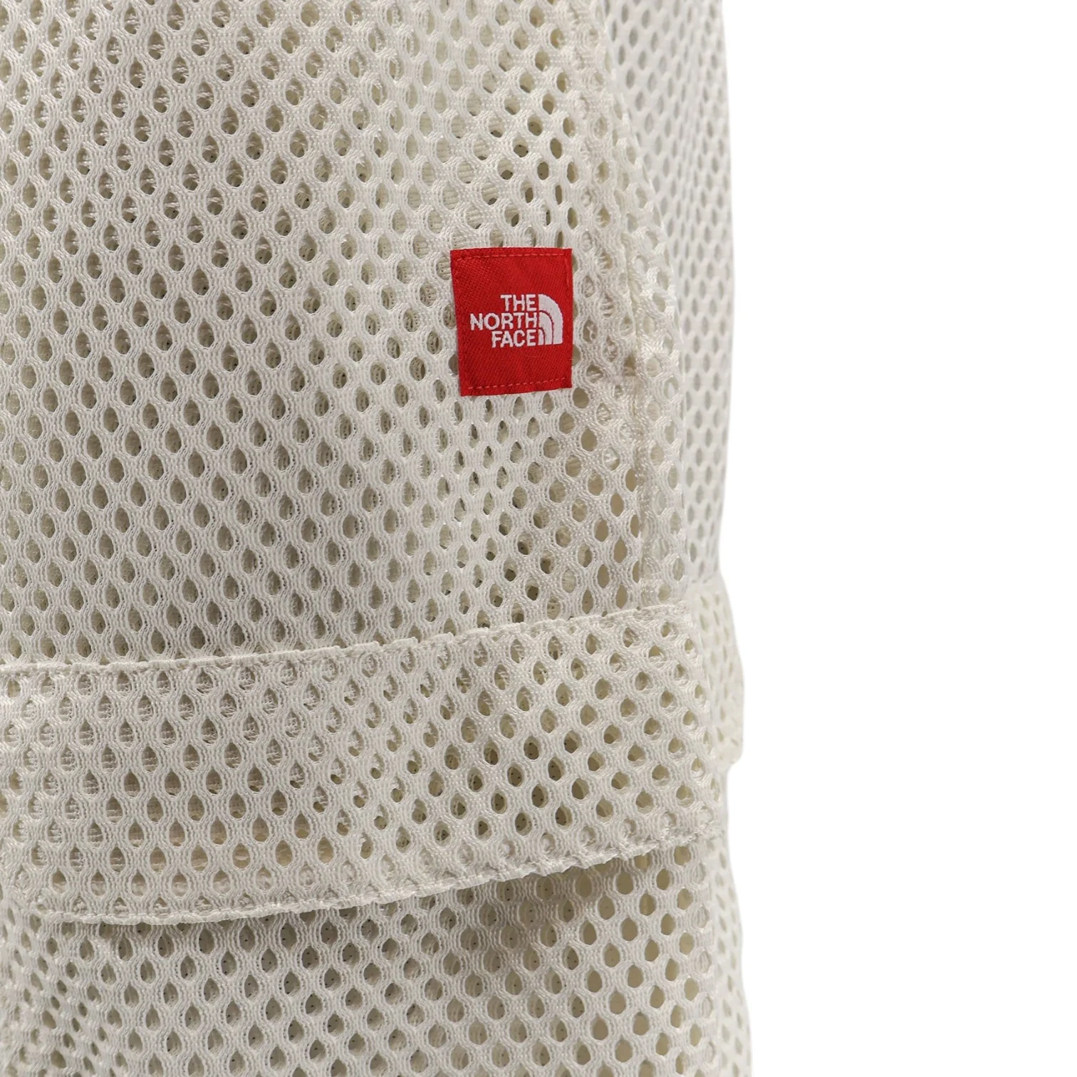 Red Box Mesh Utility Short White Dune - Image 3