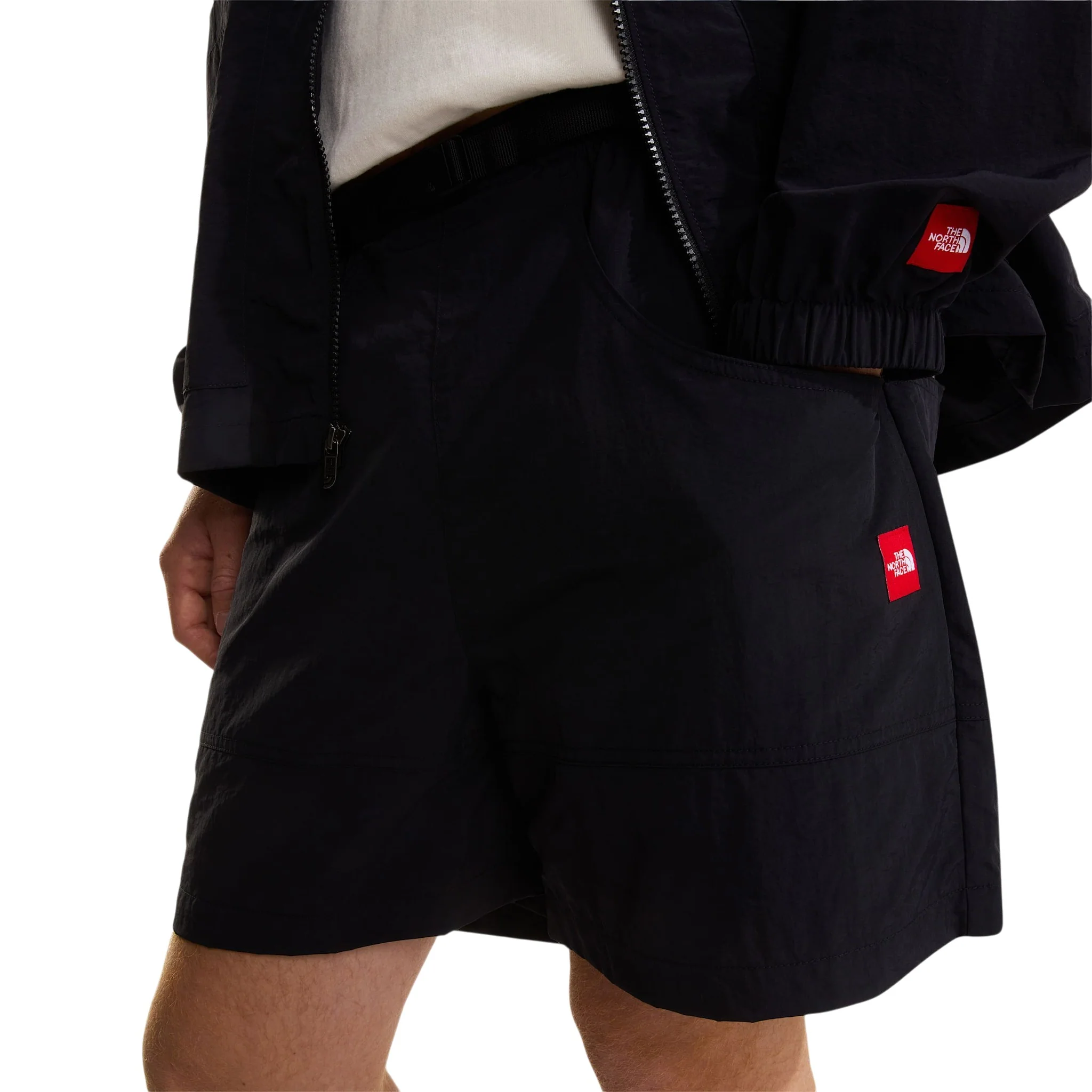 Red Box Nylon Belted Short Black - Image 5