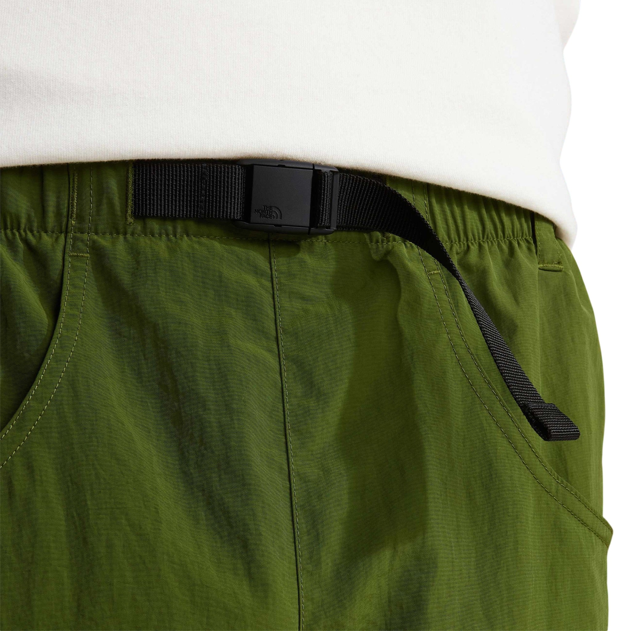Red Box Nylon Belted Short Woodland Green - Image 5