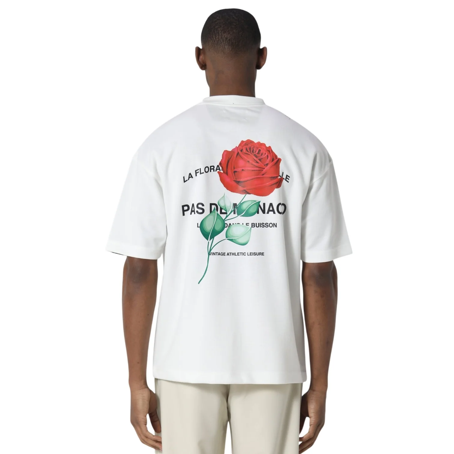 Rose Riviera Off White T-Shirt - Image 2