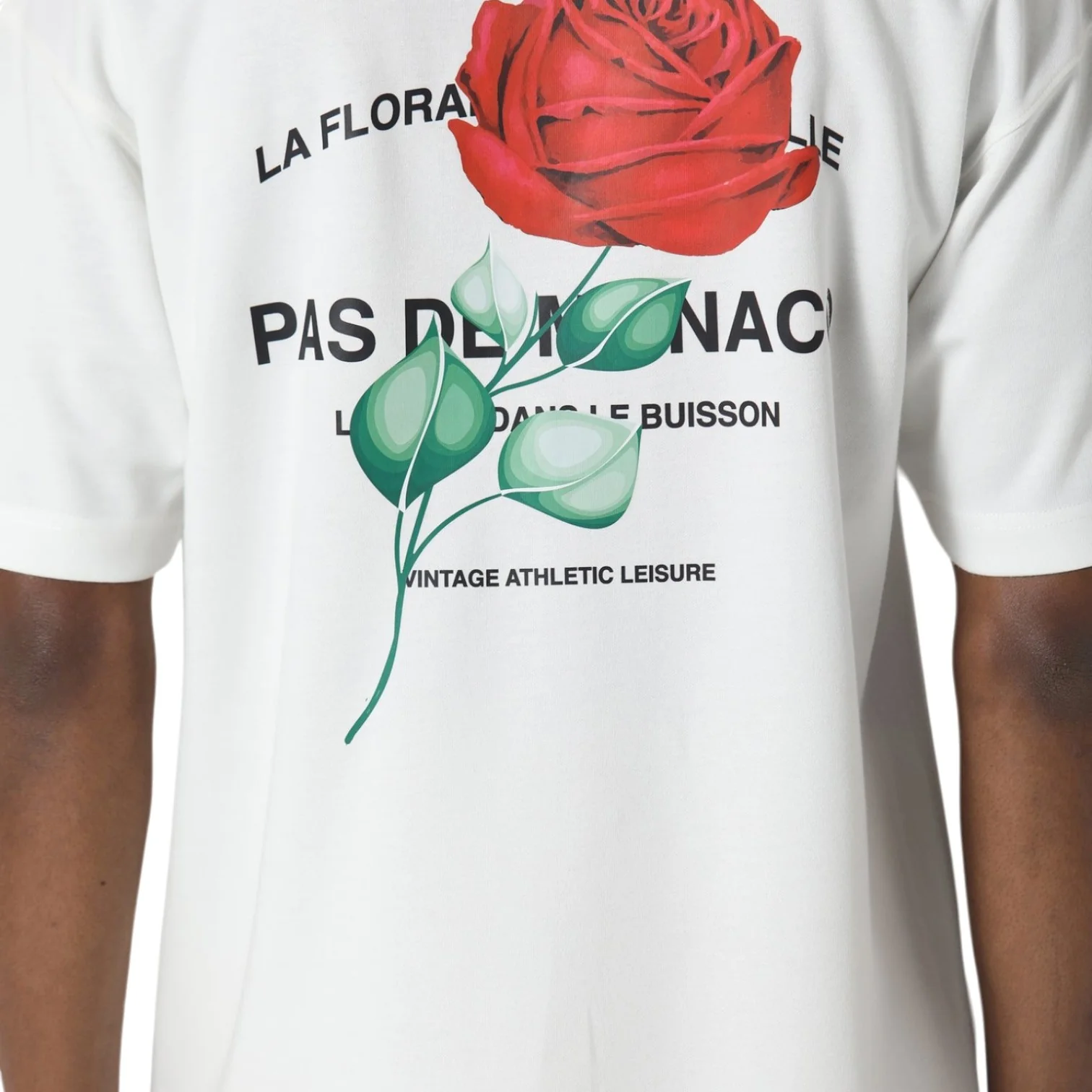 Rose Riviera Off White T-Shirt - Image 3