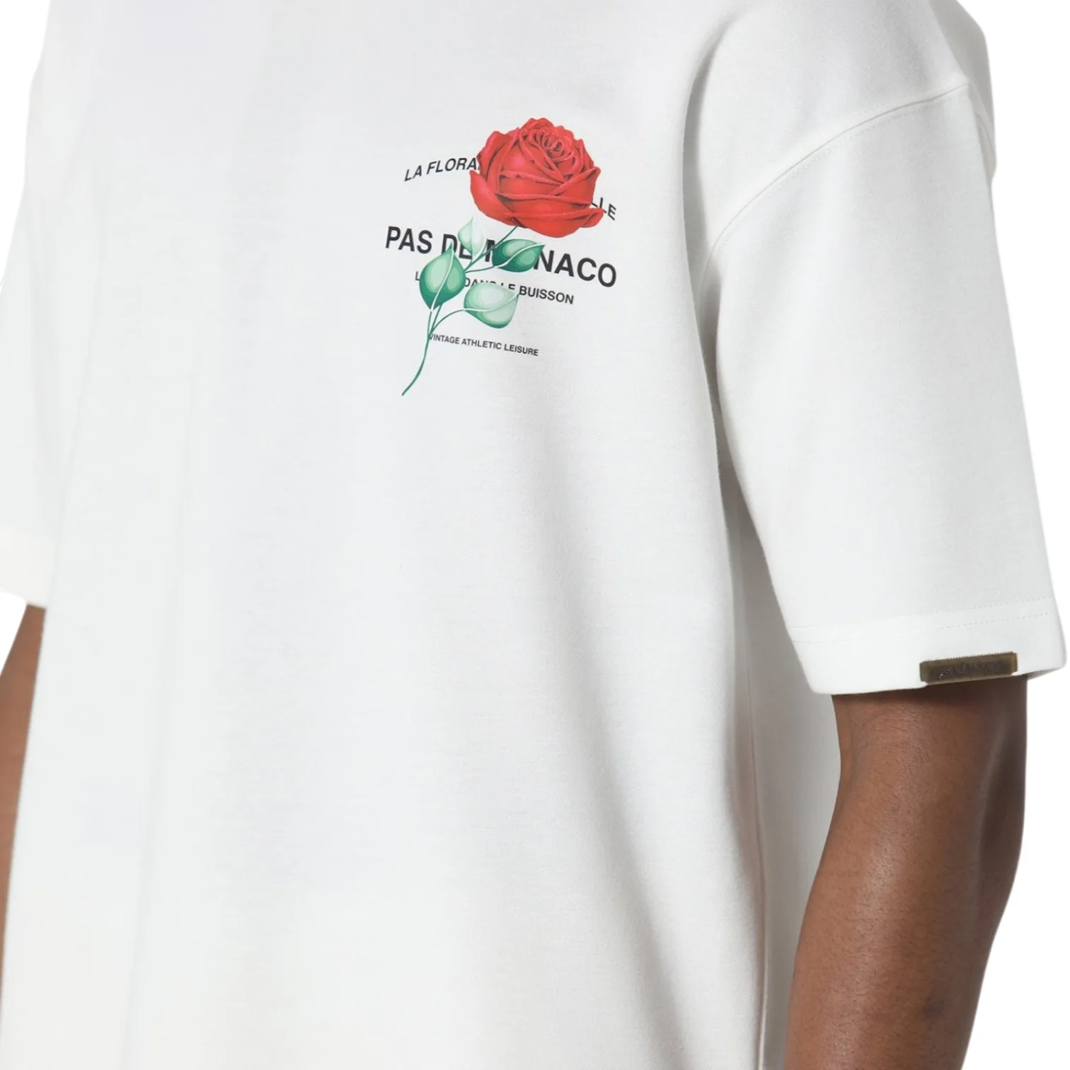 Rose Riviera Off White T-Shirt - Image 4