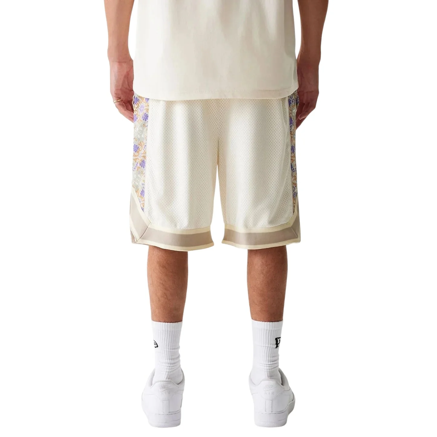 Seattle Mariners MLB Infill Open White Mesh Shorts - Image 2
