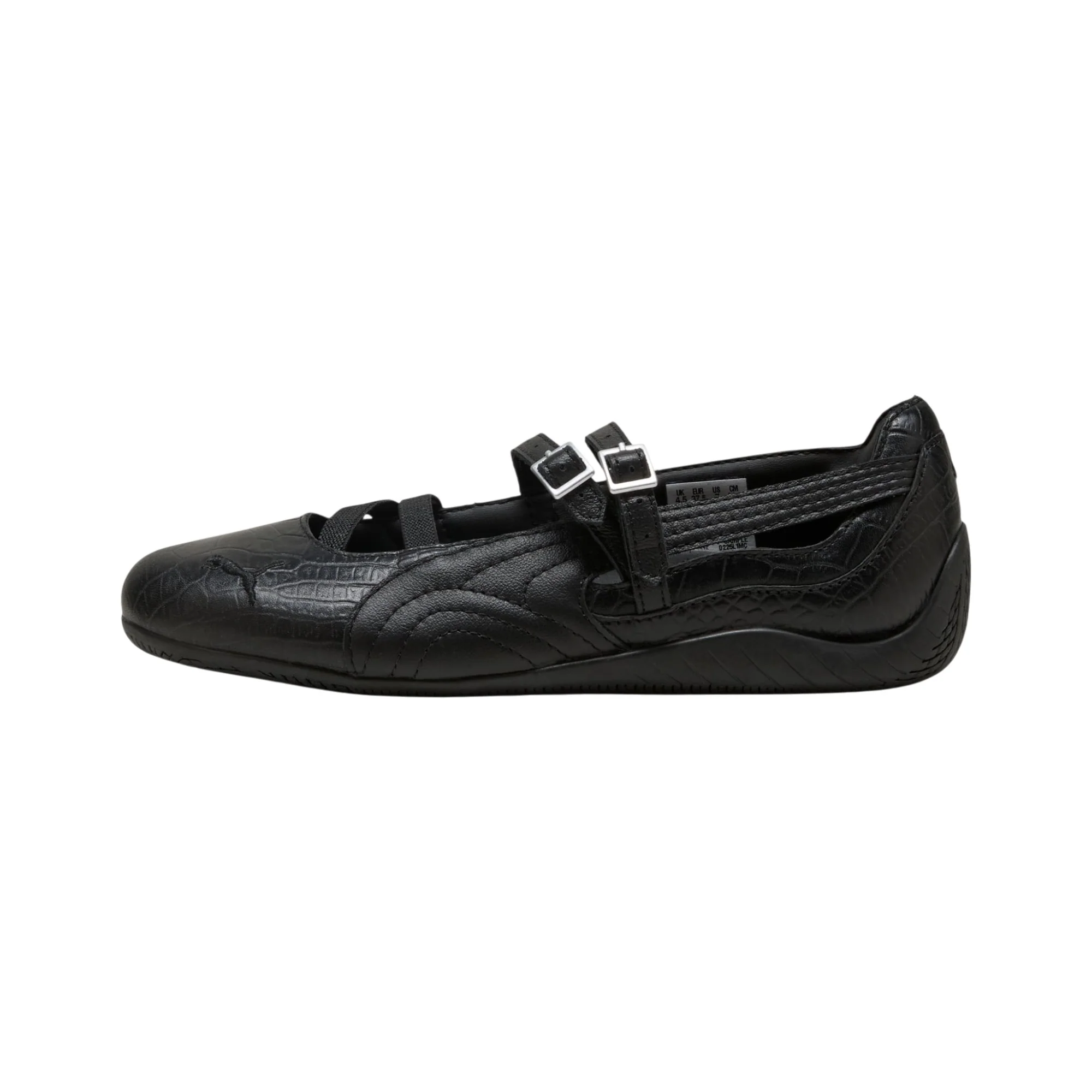 Speedcat Ballet Croc Print Black
