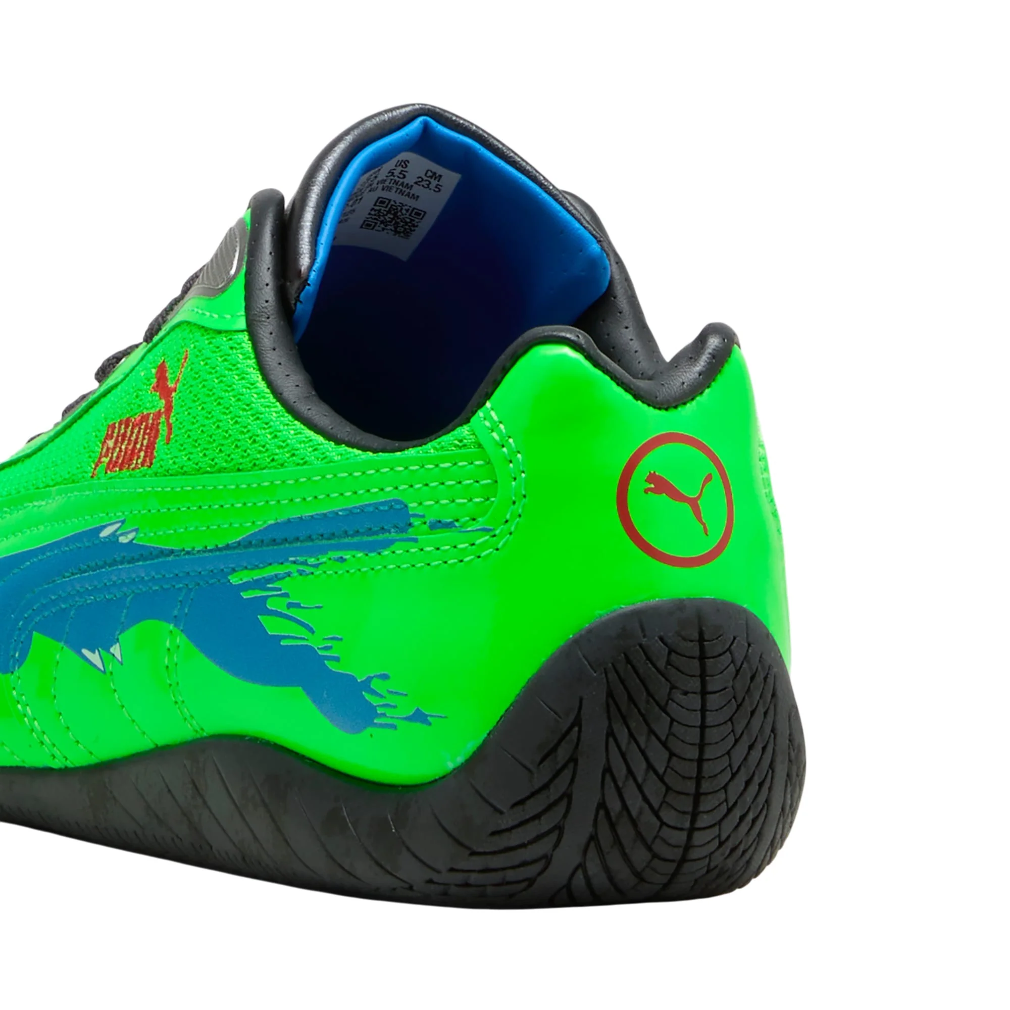 Puma Speedcat Fast & Furious LA Fluo Green Racing Blue - Image 5