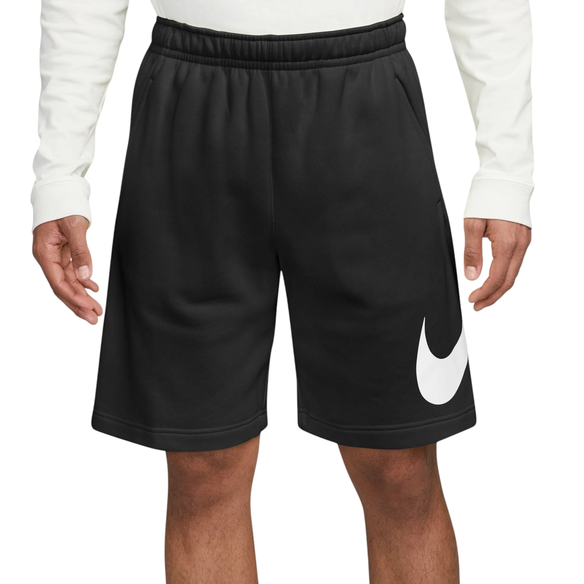 Sportswear Club Graphic Shorts Black - Image 3