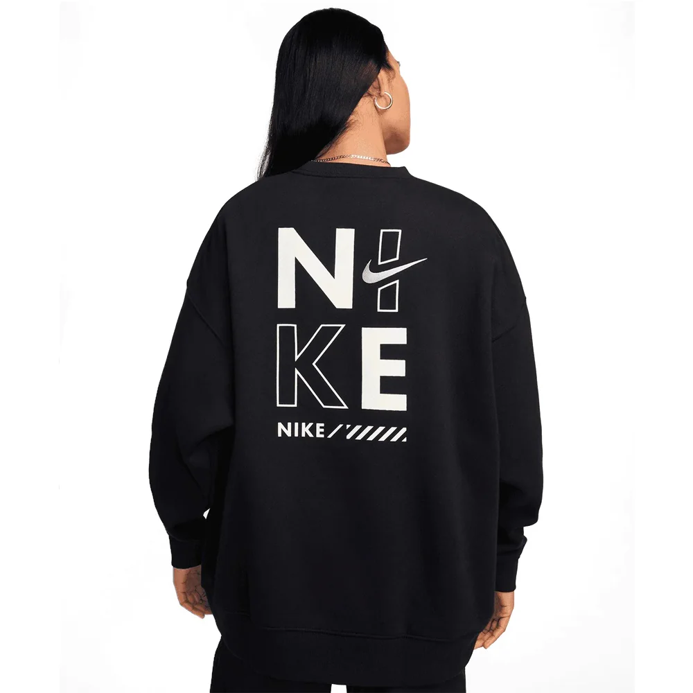 Sportswear Oversized Fleece Crew-Neck Sweatshirt - Image 2