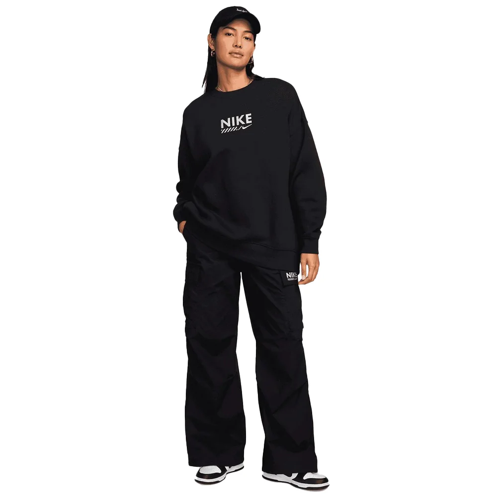 Sportswear Oversized Fleece Crew-Neck Sweatshirt - Image 3