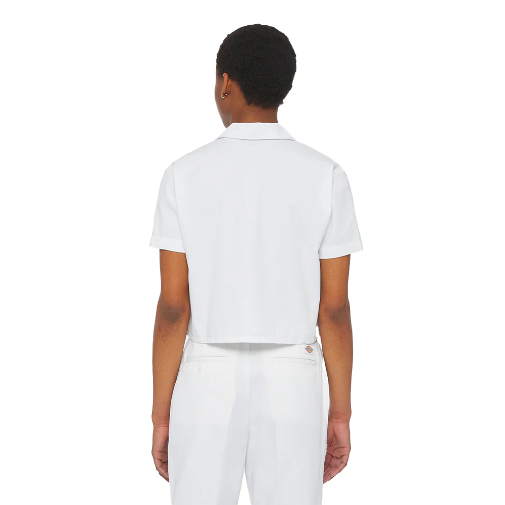 Work Shirt Cropped Ss W  White - Image 4