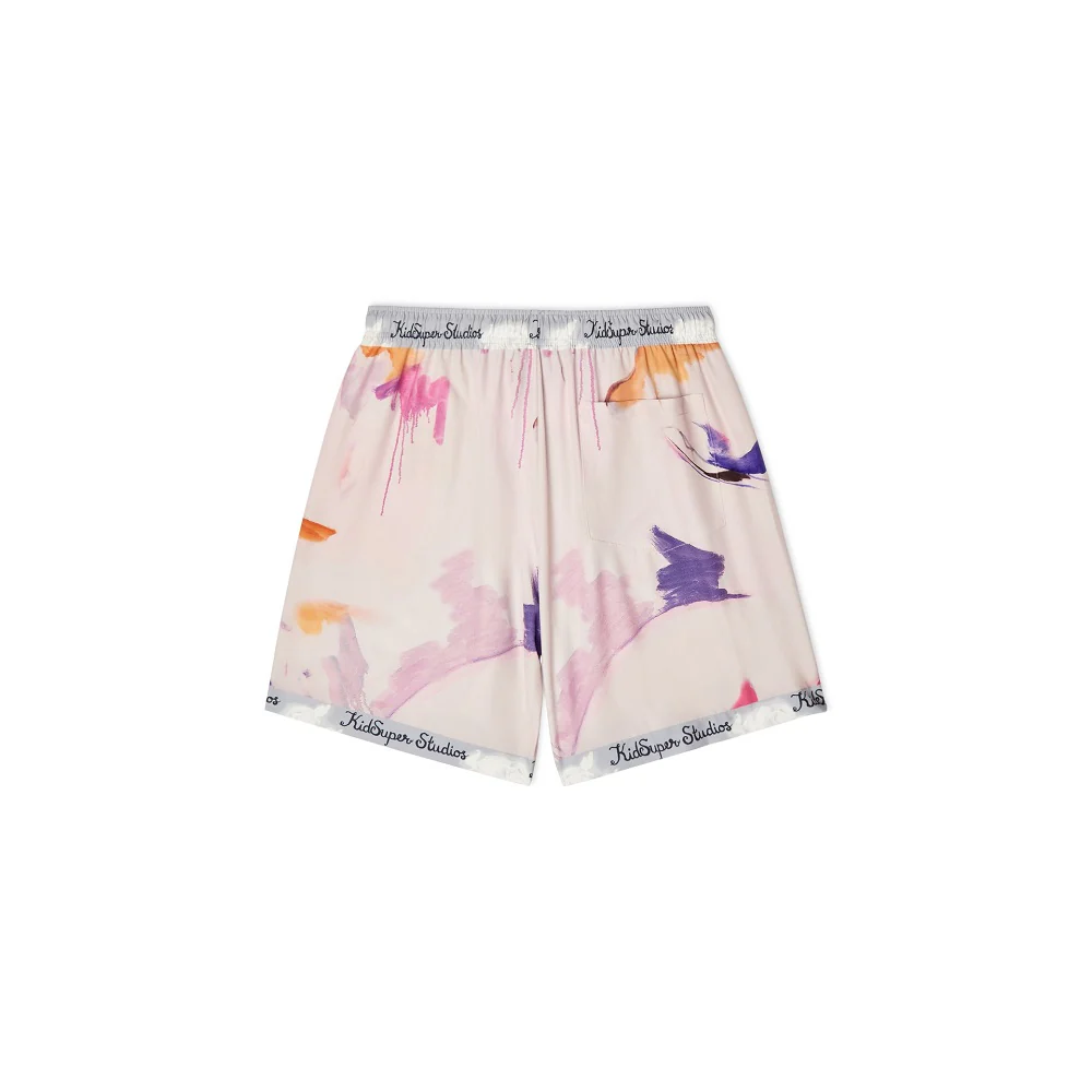 Printed Shorts White/mu ti - Image 2