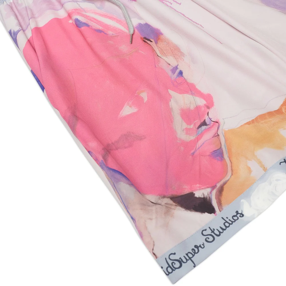 Printed Shorts White/mu ti - Image 3