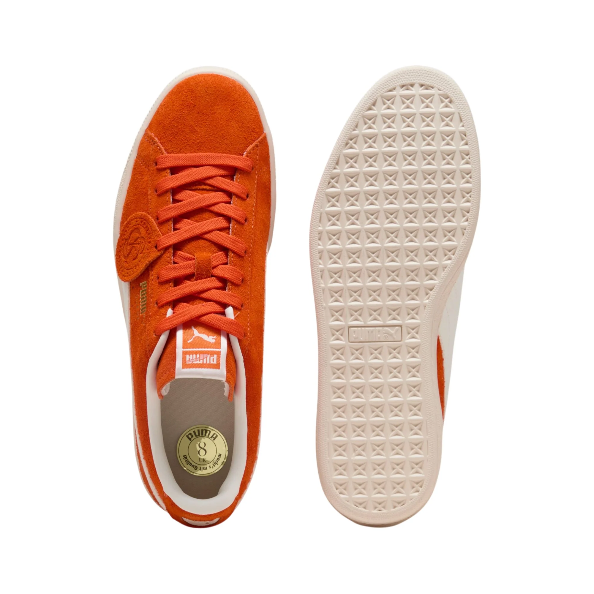 Suede Charles F. Stead IV Orange Sneakers Puma - Image 4