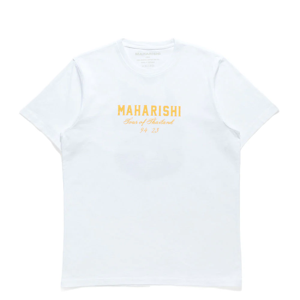 Temp e Naga Organic Tshirt Organic Cotton Jerse White Naga