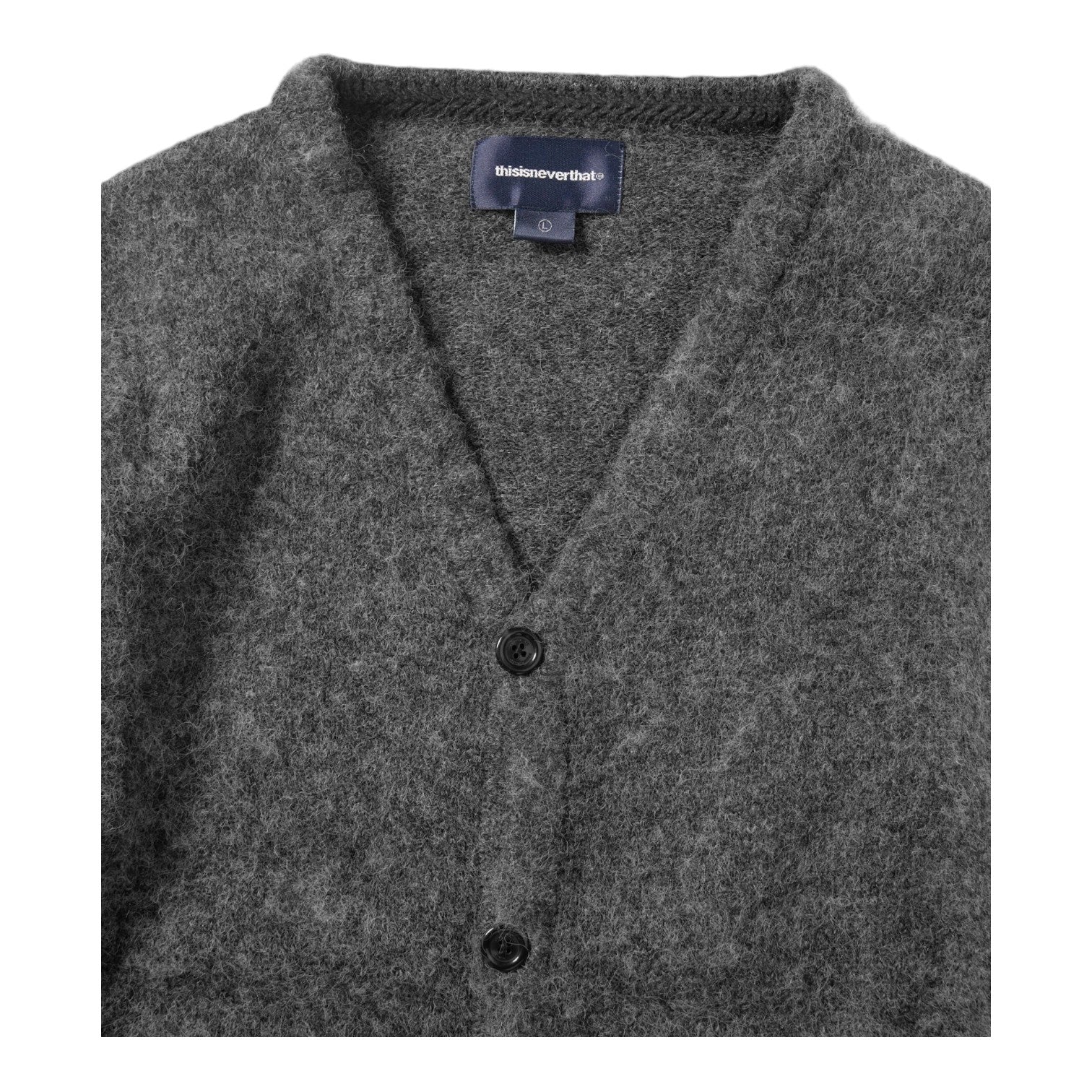 Hairy Knit Cardigan - Image 3