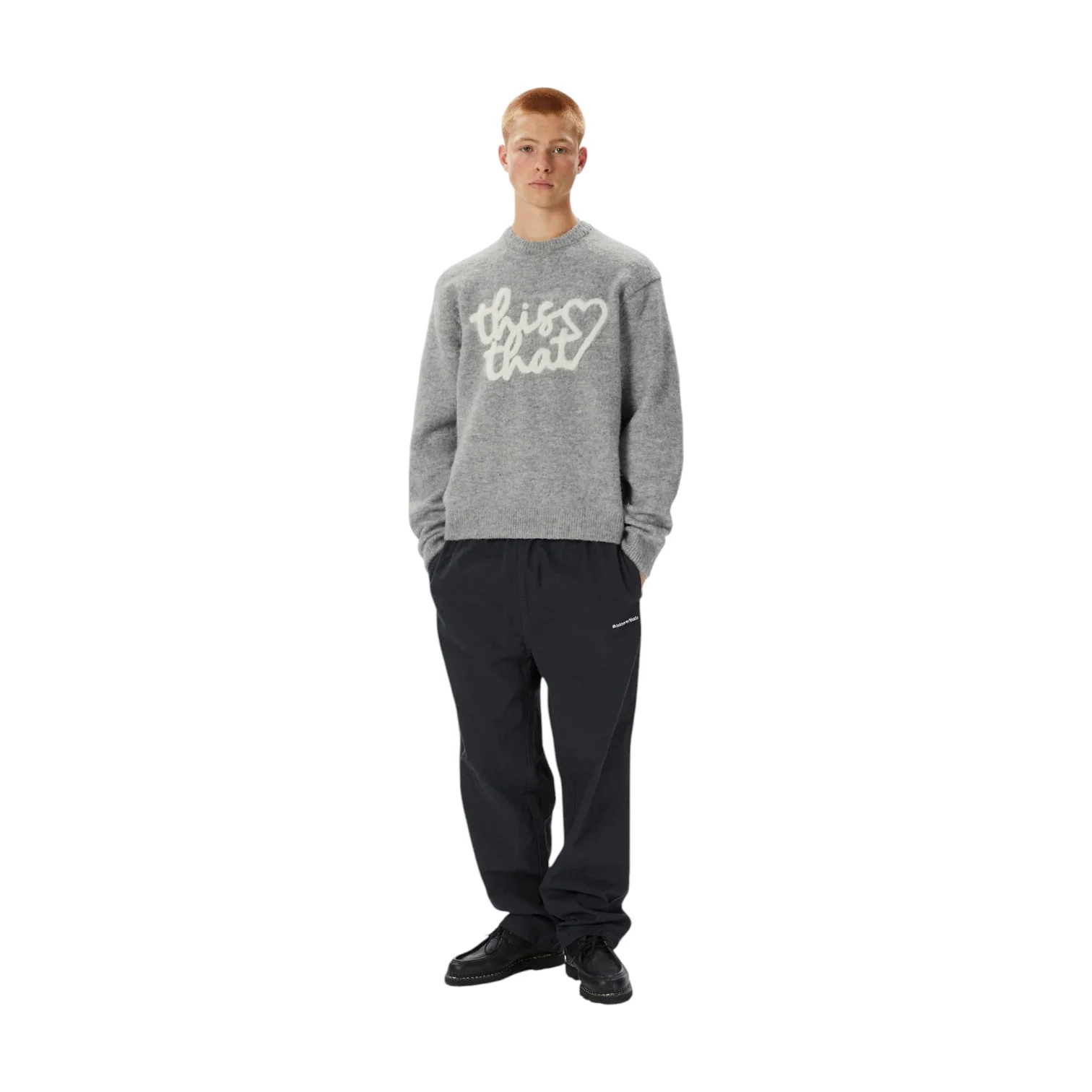 Heart Logo Knit Sweater - Image 4