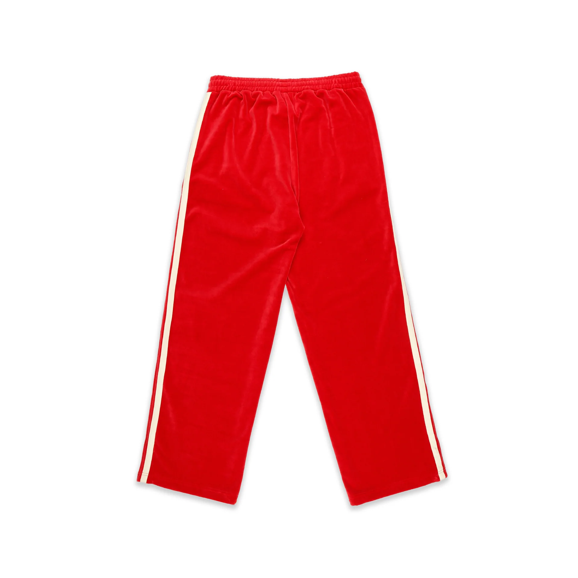 TWO POP COLOUR TAPE DETAILS VELOUR PANTS - Image 2