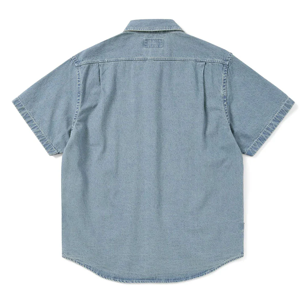 Washed Deni  S/s Shirt - Image 2